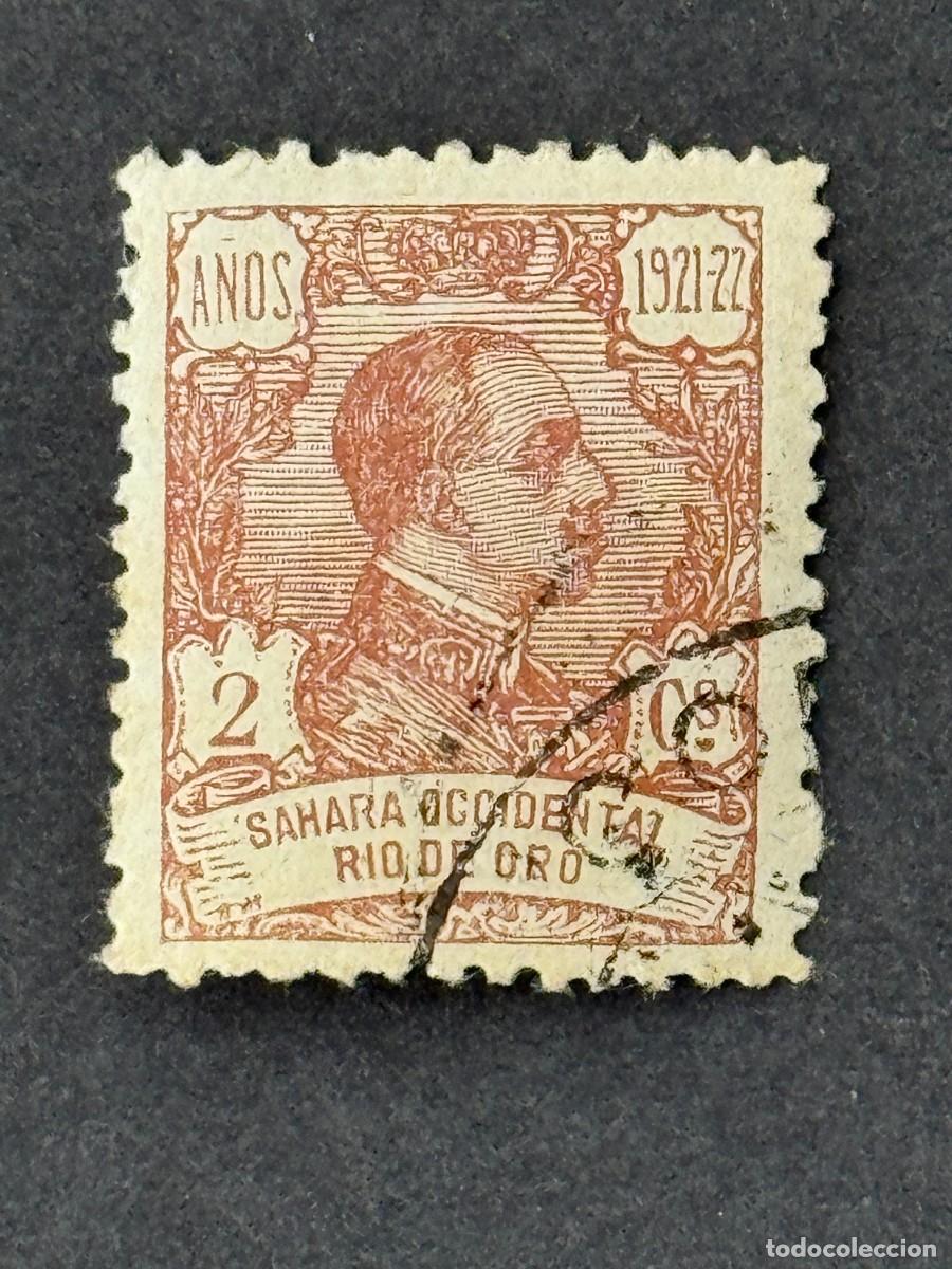 Sellos: Rio de Oro, Alfonso XIII, 1921, Edifil 131, usado