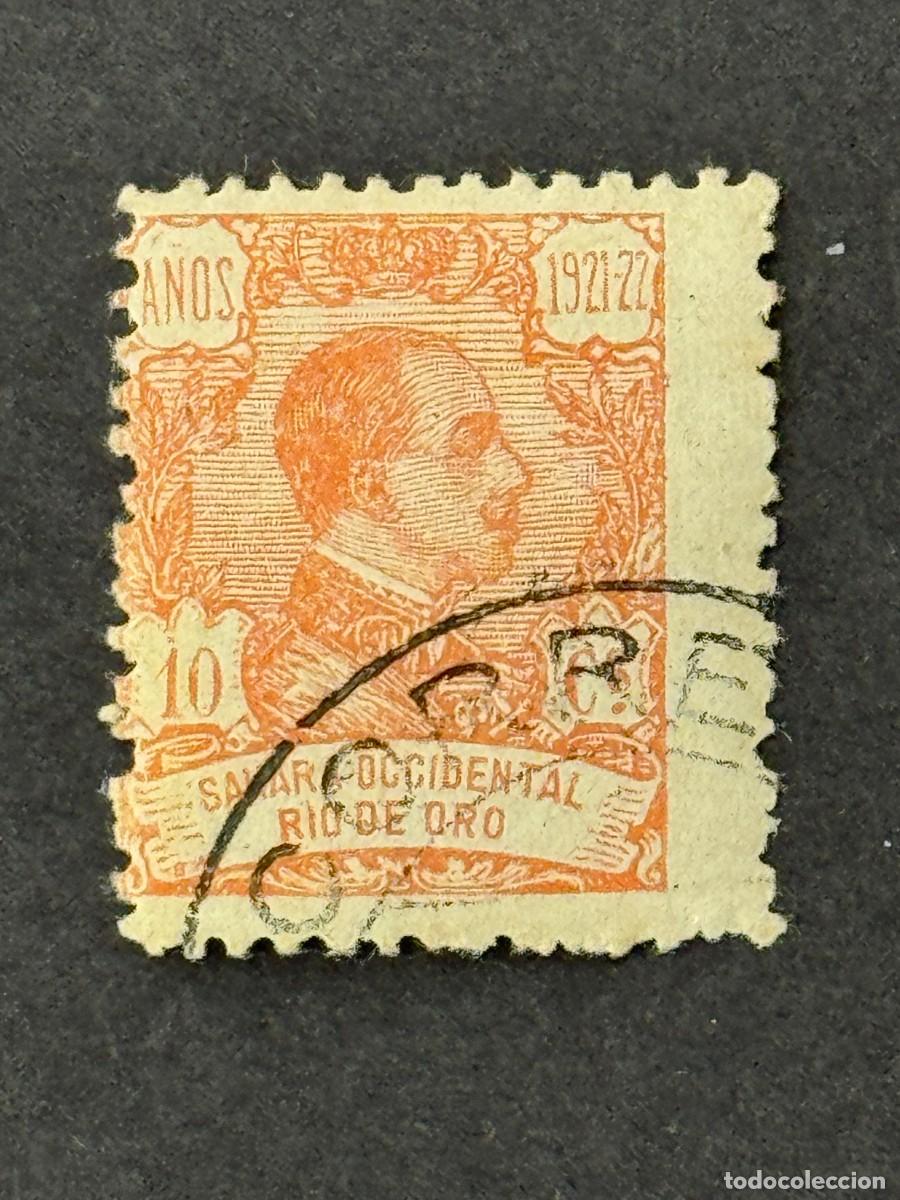 Sellos: Rio de Oro, Alfonso XIII, 1921, Edifil 133, usado