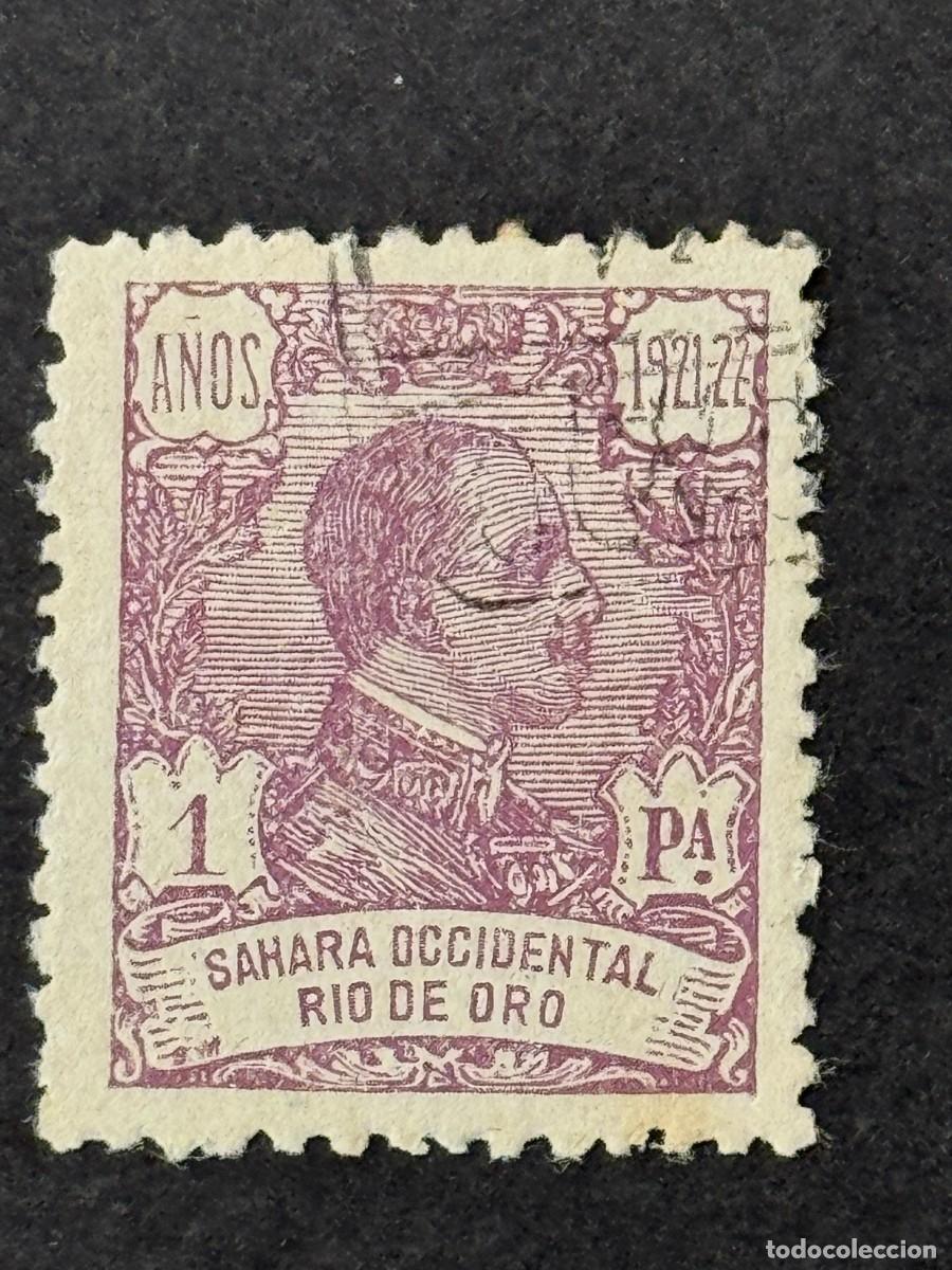 Sellos: Rio de Oro, Alfonso XIII, 1921, Edifil 140, usado