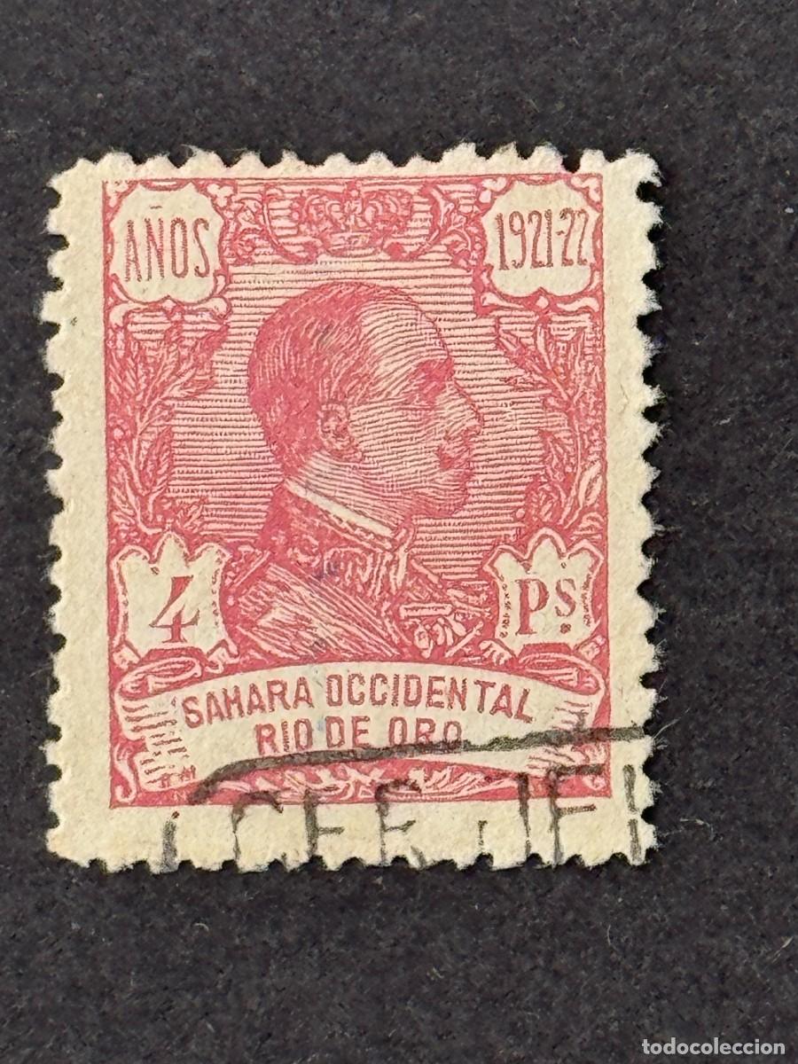 Sellos: Rio de Oro, Alfonso XIII, 1921, Edifil 141, usado