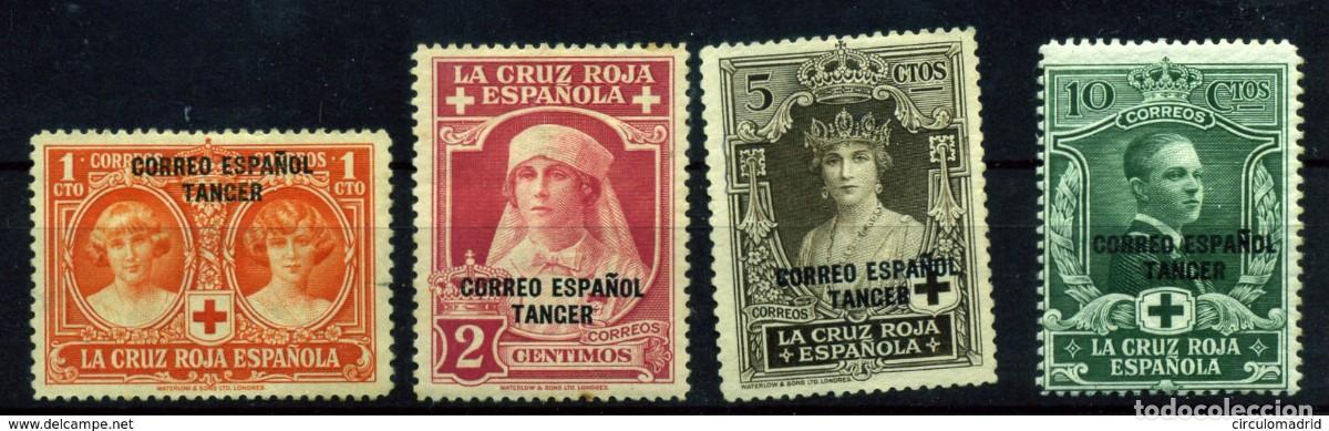 Sellos: Tanger n&ordm; 23/26. A&ntilde;o 1926