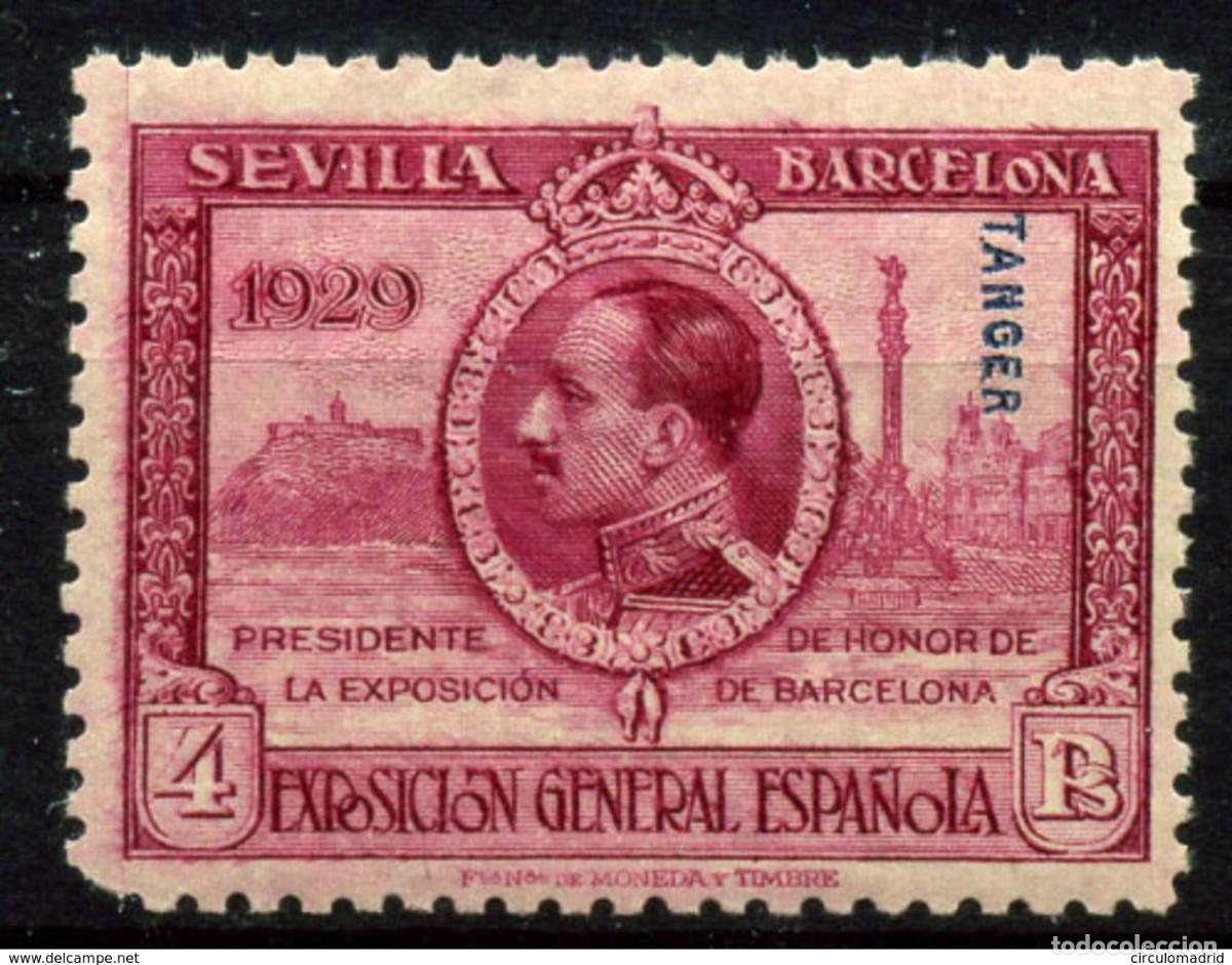 Sellos: Tanger n&ordm; 46. A&ntilde;o 1929