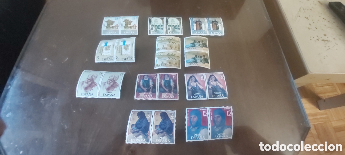 Sellos: 11&times;2 SELLOS DEL SAHARA A&Ntilde;OS 70