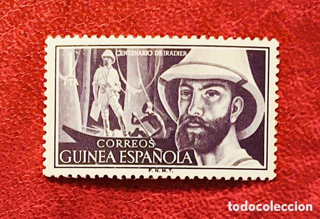 Sellos: Sello Centenario Manuel Iradier Guinea Espa&ntilde;ola.
