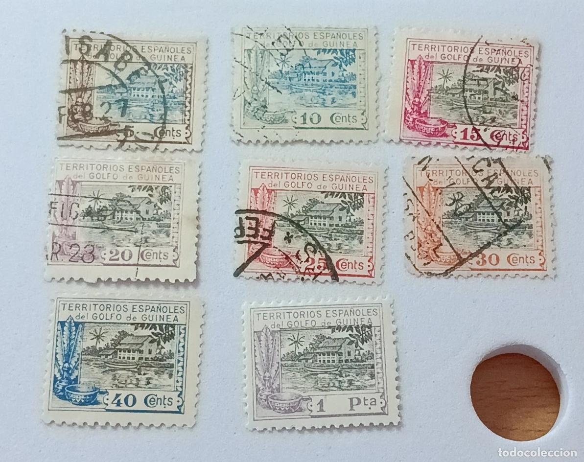 Sellos: sellos colonias espa&ntilde;olas Guinea 1924, Edifil 167/173, 176