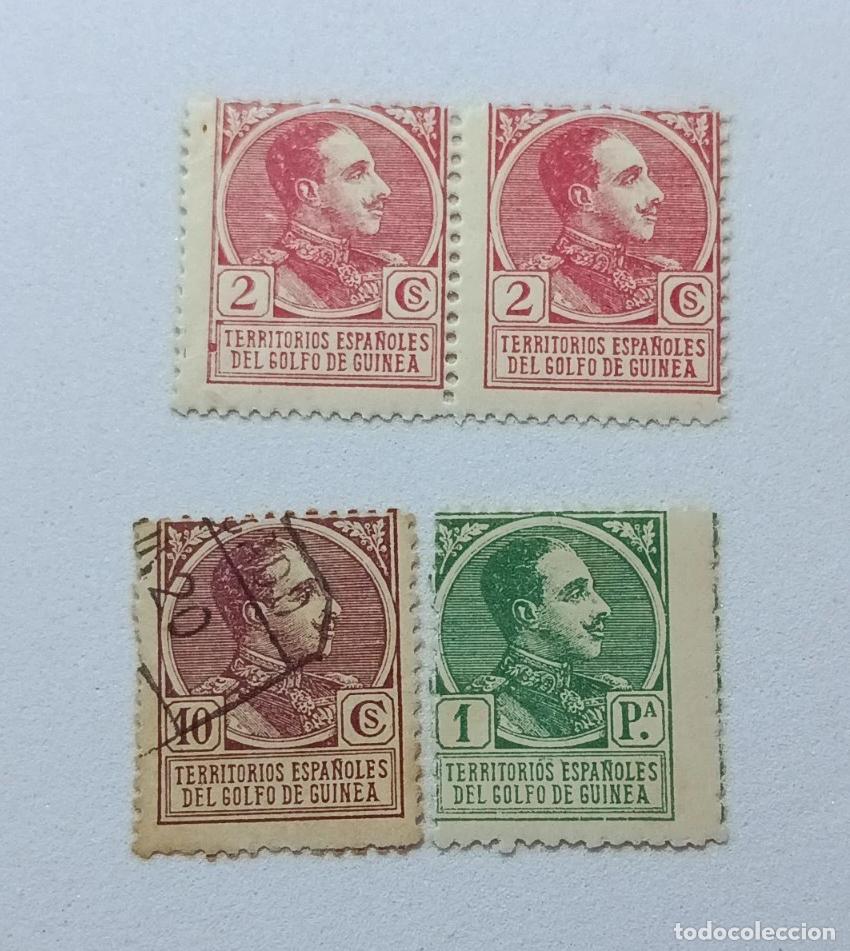 Sellos: sellos colonias espa&ntilde;olas Guinea 1919, Edifil 129, 131, 138