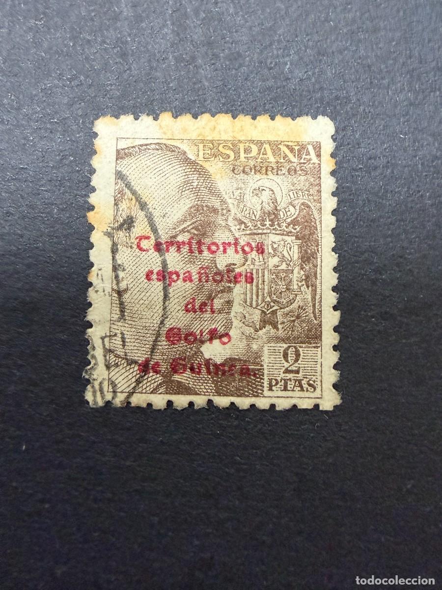 Sellos: GUINEA ESPA&Ntilde;OLA, 1943. EDIFIL 271. SOBREIMPRESO. USADO