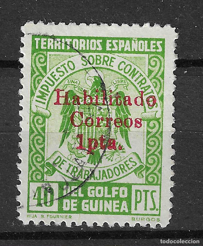 Sellos: GUINEA 1939 EDIFIL 259K USADO MUY RARO