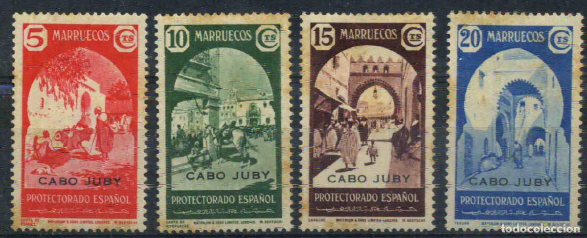 Sellos: Cabo Juby 1939 Edifil 99/102* (sellos nuevos)