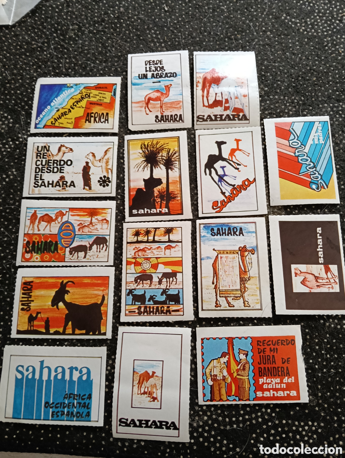 Sellos: 15 sellos del SAHARA raros Espa&ntilde;a