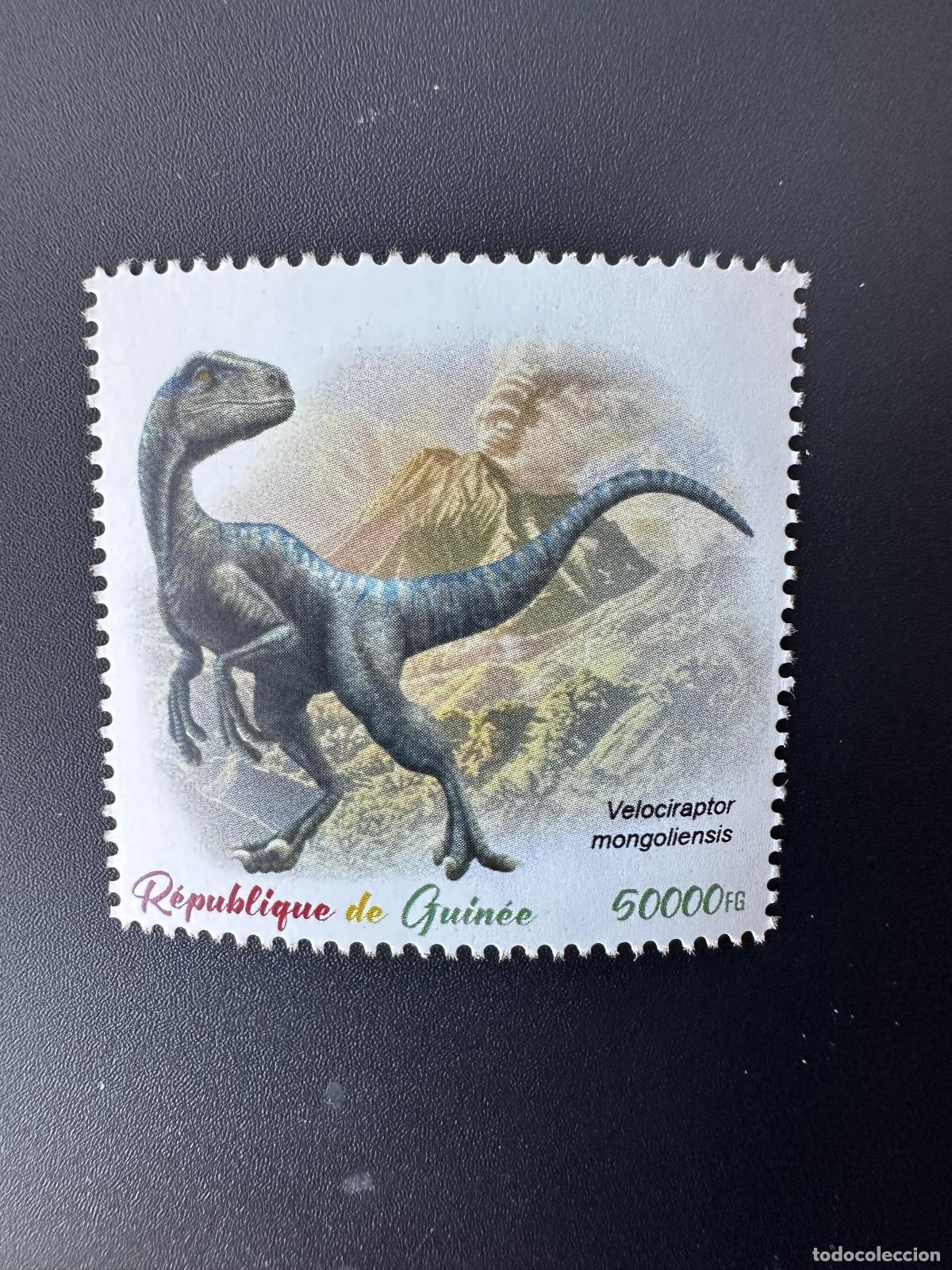 Sellos: Sello personalizado de dinosaurio Velociraptor mongoliensis del 2023 mayo 18134