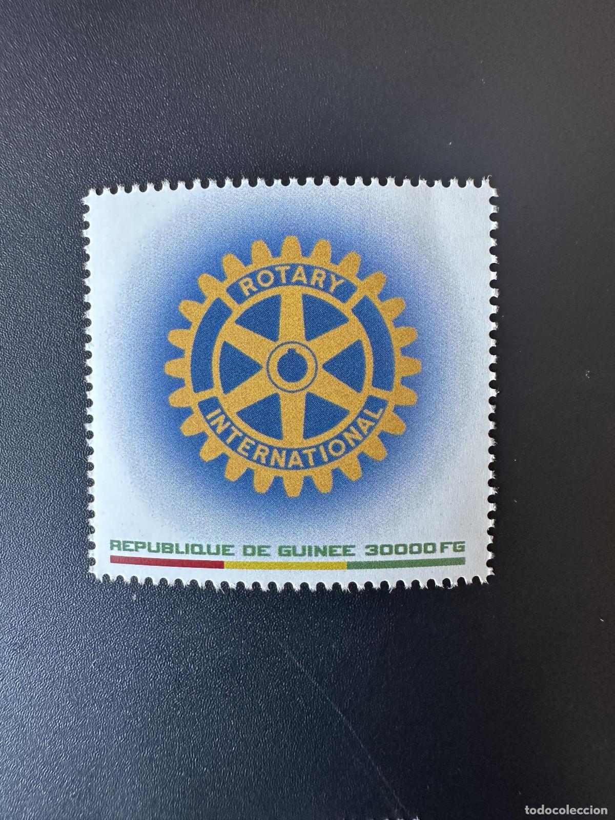 Sellos: Guinea 2023 Mi. 18133 Sello personalizado del Rotary Club International