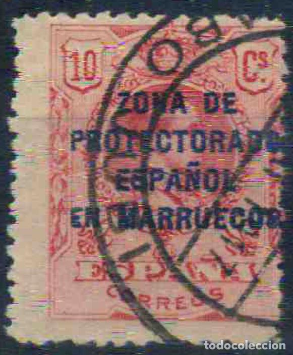 Sellos: Cabo Juby 1917-1919 Sello de Marruecos usado en Cabo Juby (Edifil 4T)