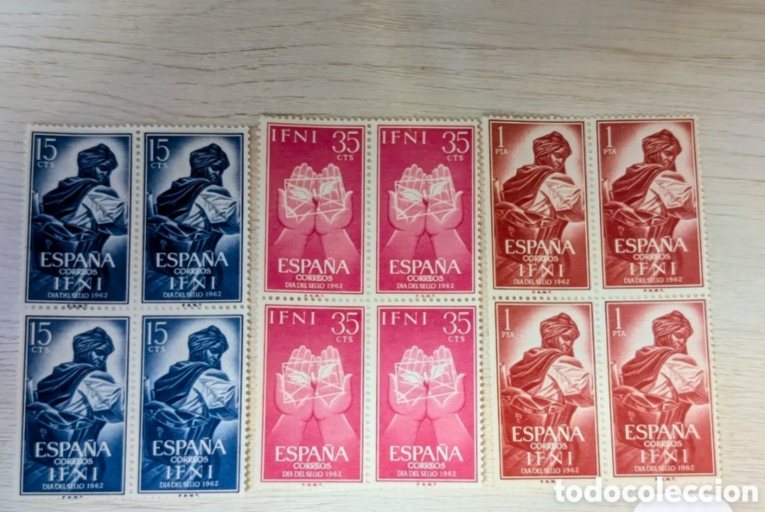 Sellos: Serie bloque 4 nuevos Colonia Ifni