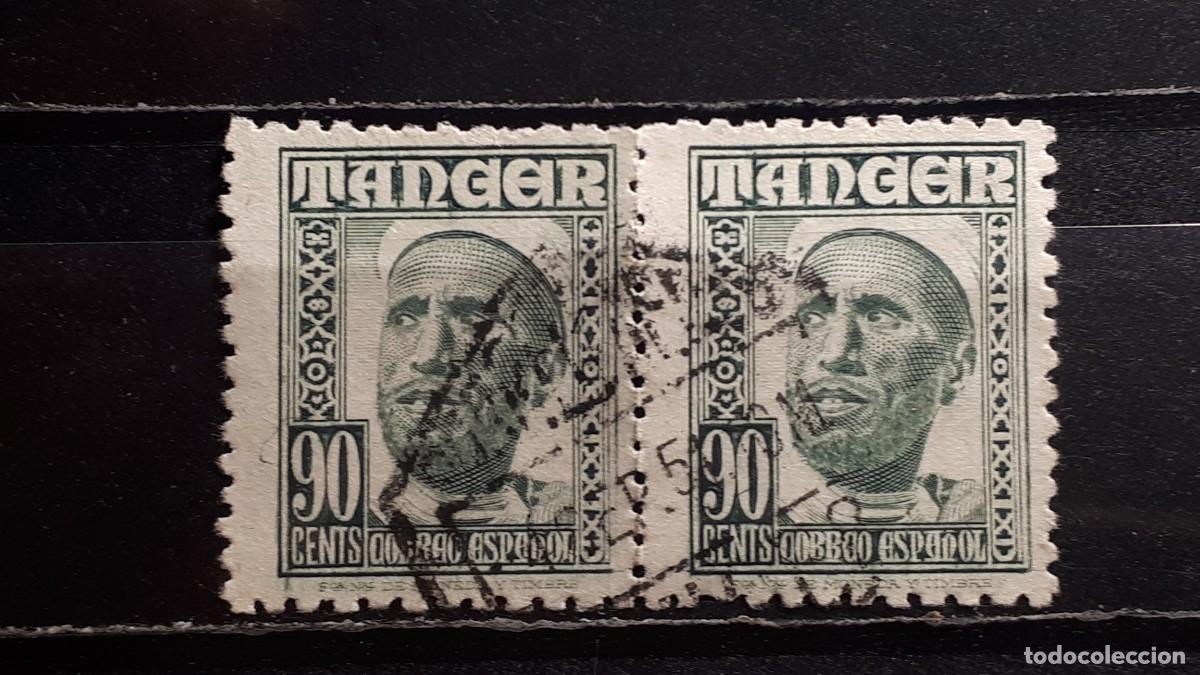 Sellos: T&Aacute;NGER . A&Ntilde;O 1948. &deg;. EDIFIL 161 pareja