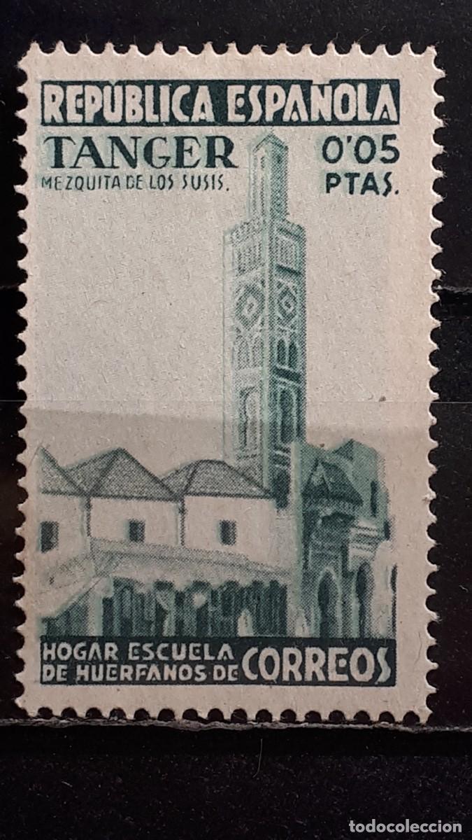 Sellos: T&Aacute;NGER . A&Ntilde;O 1937. *. EDIFIL beneficencia 1