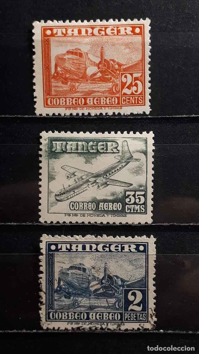 Sellos: T&Aacute;NGER . A&Ntilde;O 1948. &deg;/*. EDIFIL 167/8, 170
