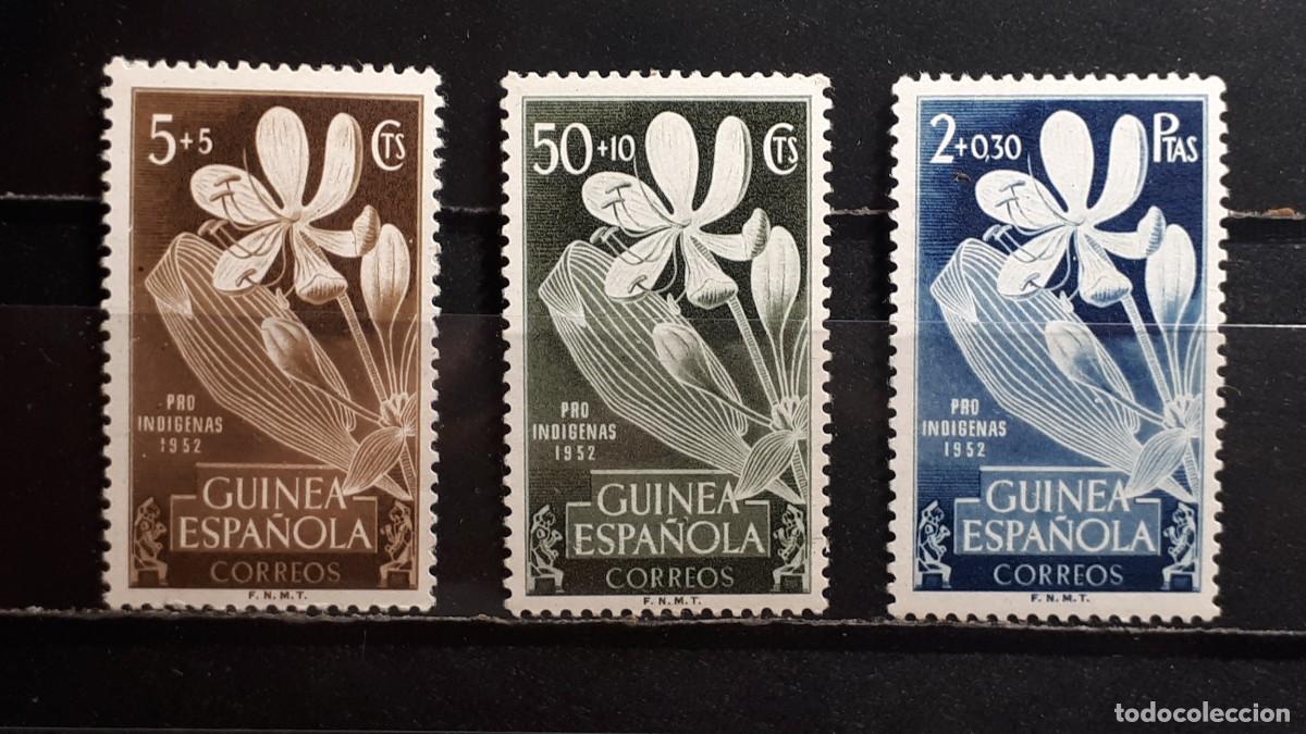 Sellos: GUINEA . A&Ntilde;O 1952. *. EDIFIL 314/6