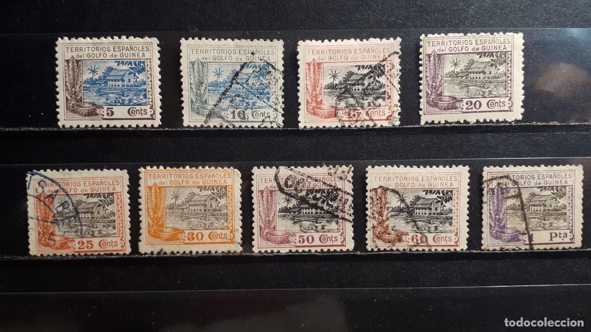Sellos: GUINEA . A&Ntilde;O 1924. &deg;. EDIFIL 167/72, 174/6