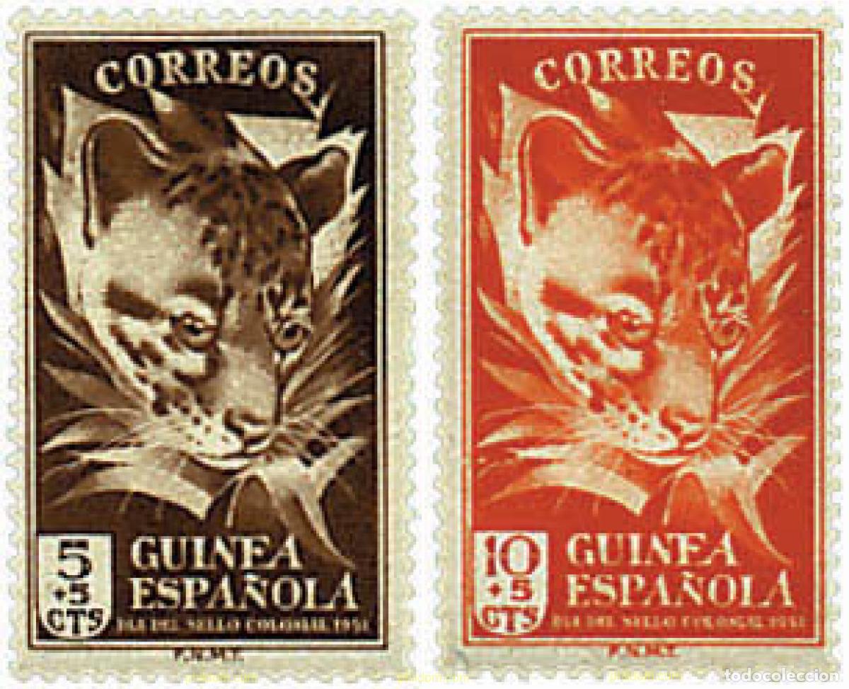 Sellos: 755807 MNH GUINEA ESPA&Ntilde;OLA 1951 GINETA