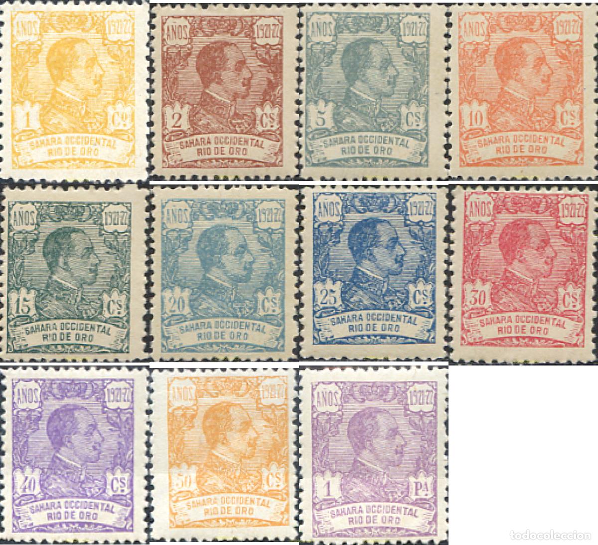 Sellos: 658455 MNH RIO DE ORO 1921 ALFONSO XIII