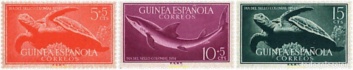 Sellos: 789410 MNH GUINEA ESPA&Ntilde;OLA 1954 DIA DEL SELLO