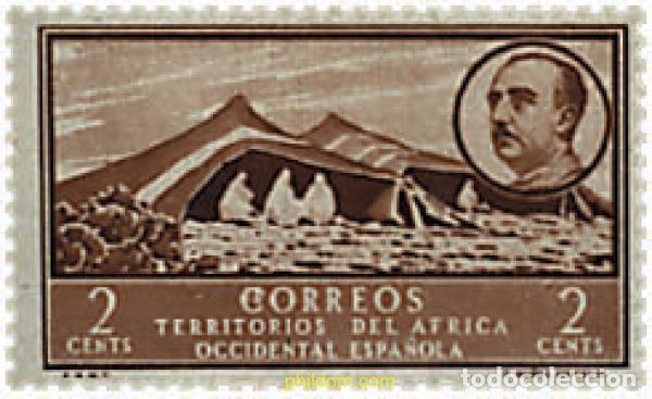 Francobolli: 789424 MNH AFRICA OCCIDENTAL ESPA&Ntilde;OLA 1950 VISTAS Y EFIGIE DEL GENERAL FRANCO