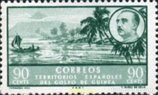 Sellos: 789420 MNH GUINEA ESPA&Ntilde;OLA 1949 PAISAJES