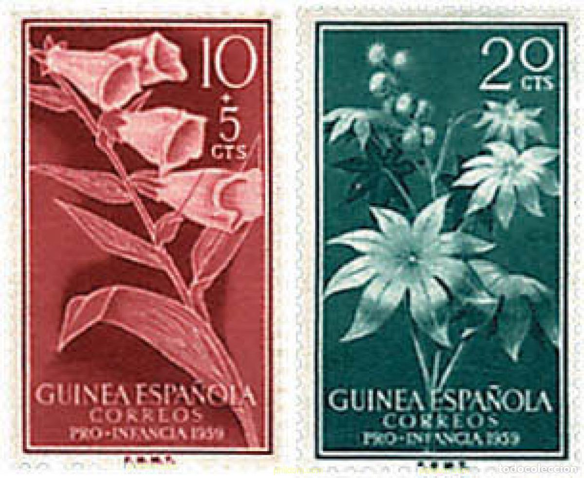 Sellos: 789428 MNH GUINEA ESPA&Ntilde;OLA 1959 PRO INFANCIA INDIGENA