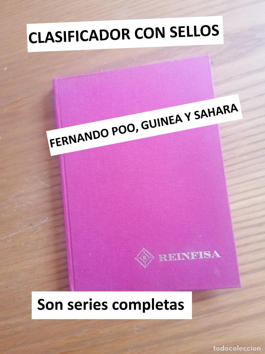 Sellos: CLASIFICADOR CON SELLOS MNH** FERNANDO POO, GUINEA y SAHARA