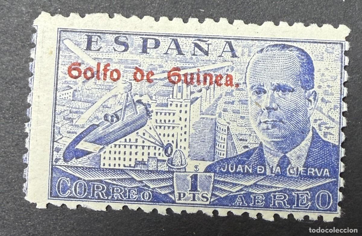 Stamps: GUINEA ESPA&Ntilde;OLA, 1942. EDIFIL 268. JUAN CE LA CIERVA. NUEVO. SIN FIJASELLOS