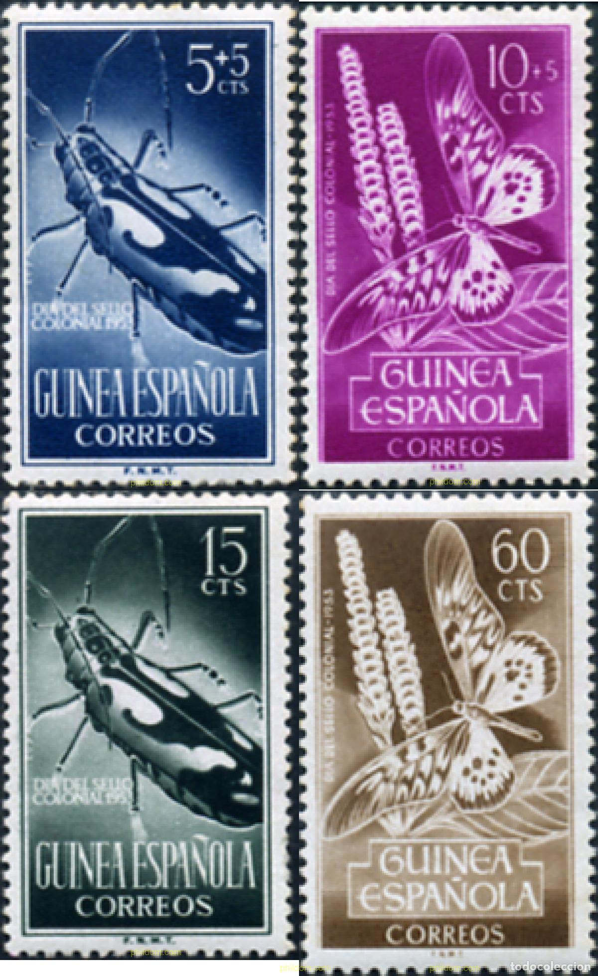 Sellos: 321029 MNH GUINEA ESPA&Ntilde;OLA 1953 DIA DEL SELLO