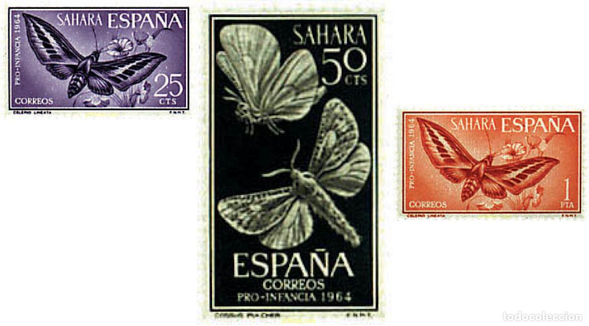 Sellos: 77436 MNH SAHARA ESPA&Ntilde;OL 1964 PRO INFANCIA