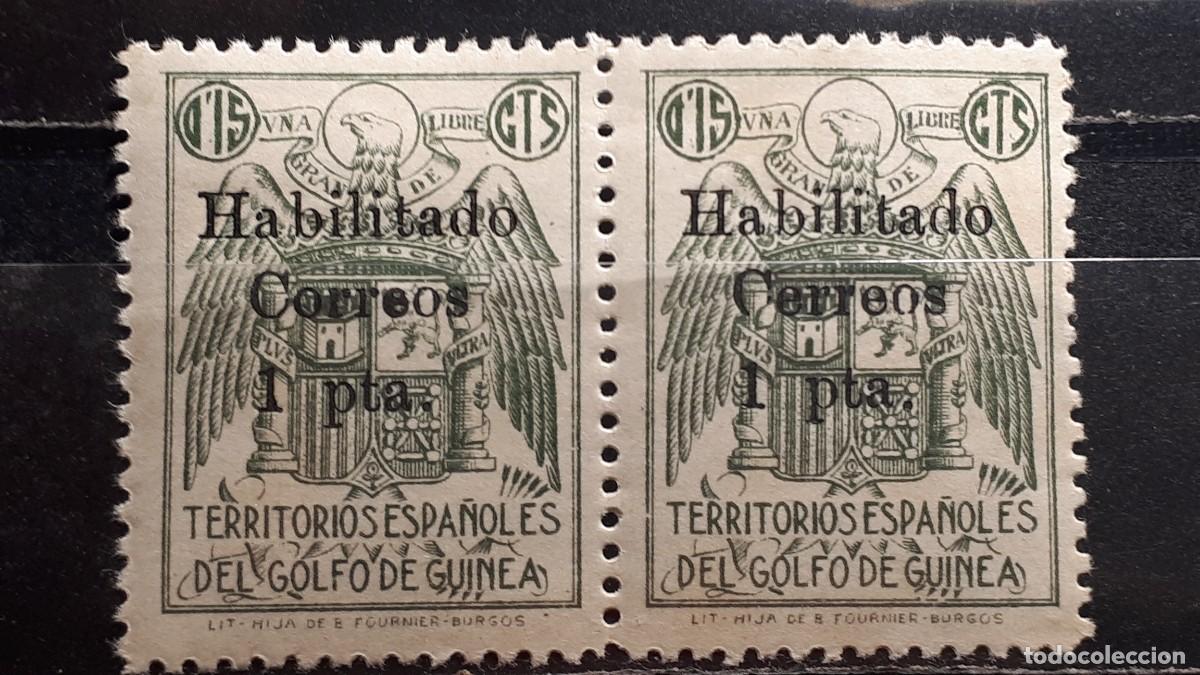 Stamps: GUINEA. A&Ntilde;O 1939-41. **/*. EDIFIL 259H. Pareja