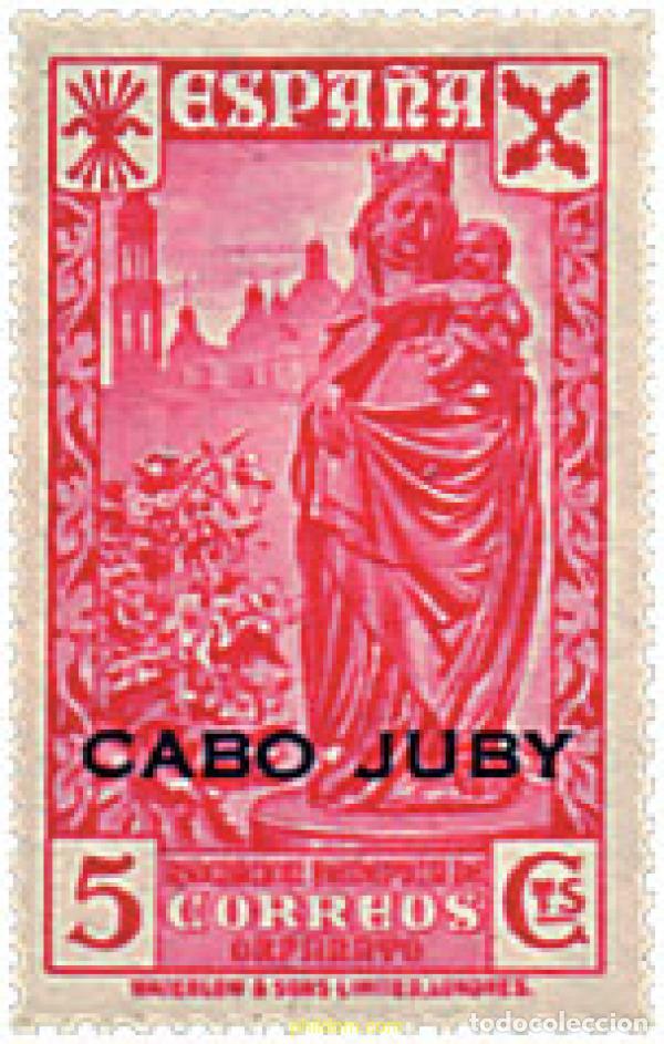 Sellos: 266502 MNH CABO JUBY 1943 SERIE BASICA