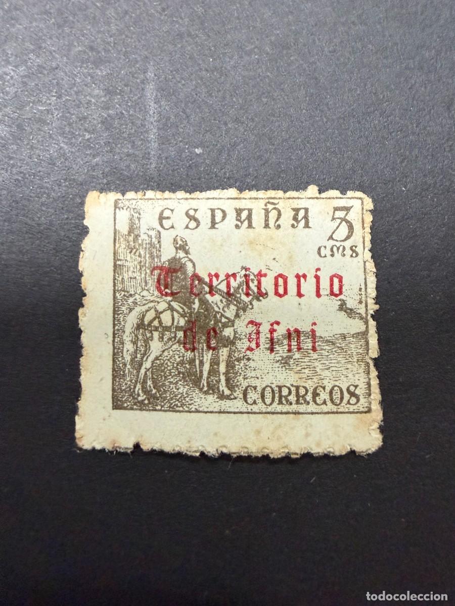 Sellos: IFNI, 1948. EDIFIL 39. HABILITADOS. NUEVO. CON FIJASELLOS
