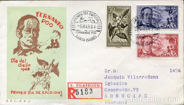 Sellos: 260439 MNH FERNANDO POO 1964 DIA DEL SELLO