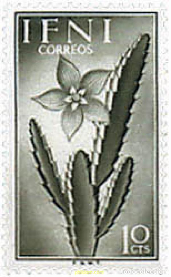 Sellos: 230115 MNH IFNI 1954 FAUNA Y FLORA