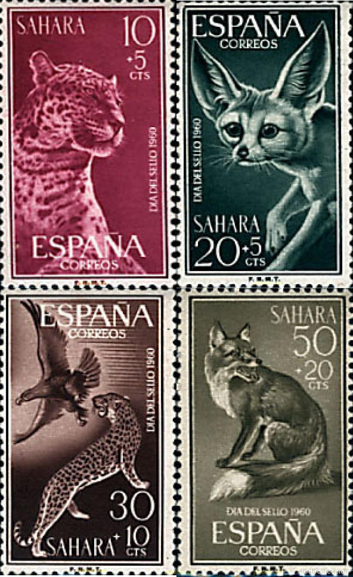 Sellos: 52945 MNH SAHARA ESPA&Ntilde;OL 1960 DIA DEL SELLO