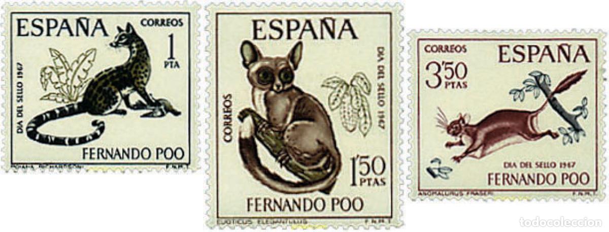 Sellos: 86985 MNH FERNANDO POO 1967 DIA DEL SELLO