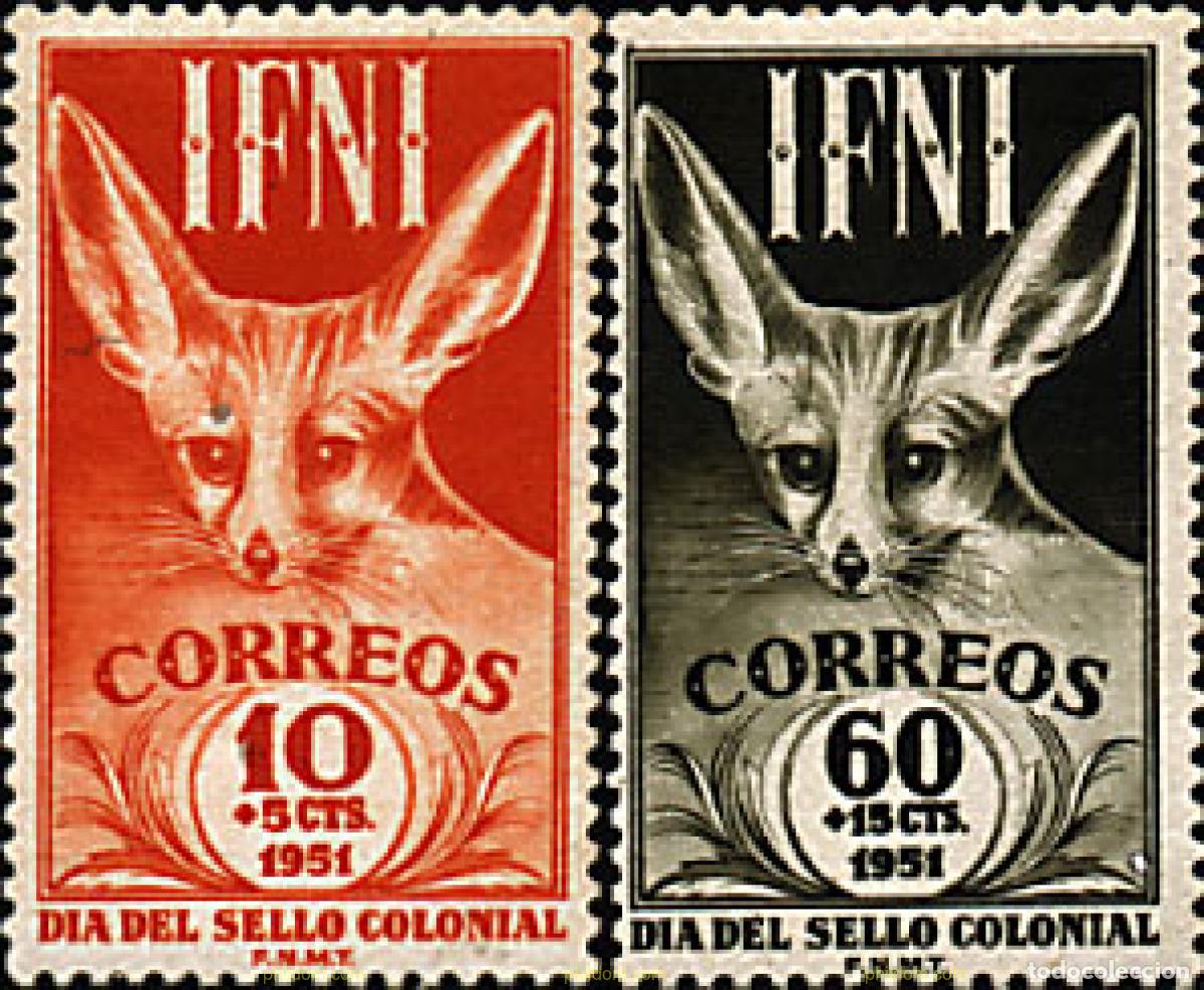 Sellos: 287252 MNH IFNI 1951 DIA DEL SELLO COLONIAL