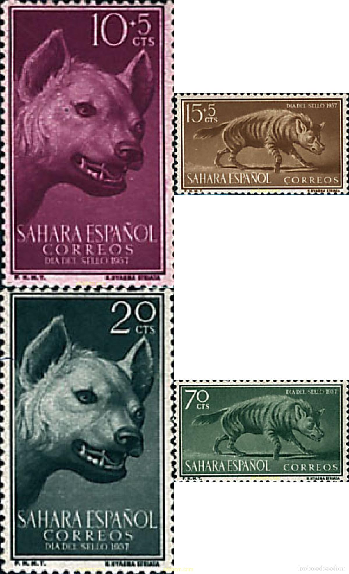 Sellos: 29677 MNH SAHARA ESPA&Ntilde;OL 1957 DIA DEL SELLO