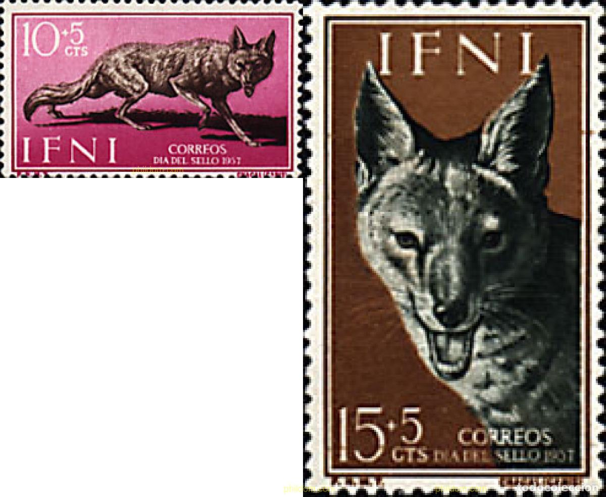Sellos: 354247 MNH IFNI 1957 DIA DEL SELLO