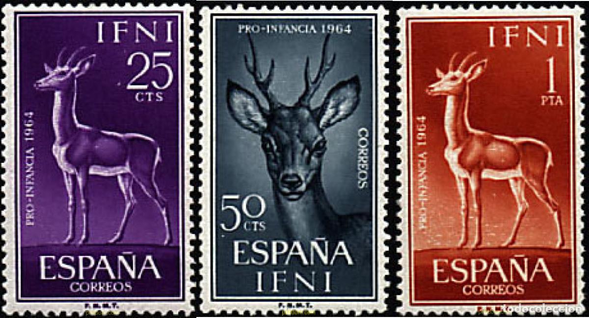 Sellos: 31048 MNH IFNI 1964 GACELAS