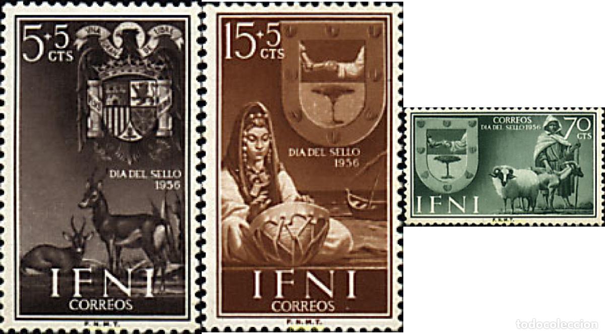 Sellos: 41781 MNH IFNI 1956 DIA DEL SELLO