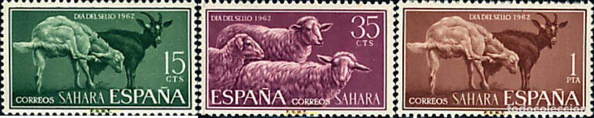 Sellos: 29682 MNH SAHARA ESPA&Ntilde;OL 1962 DIA DEL SELLO