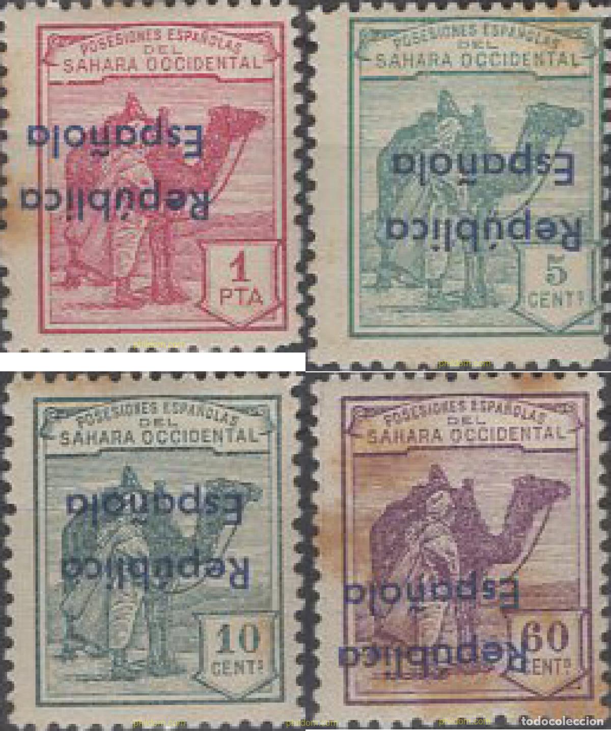 Sellos: 658545 HINGED SAHARA ESPA&Ntilde;OL 1931 SERIE BASICA
