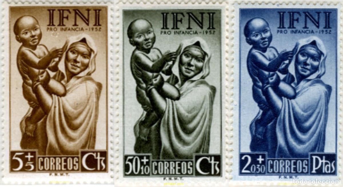 Sellos: 184618 MNH IFNI 1952 PRO INFANCIA INDIGENA
