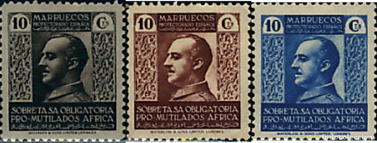 Sellos: 246825 MNH MARRUECOS ESPA&Ntilde;OL 1937 PRO MUTILADOS