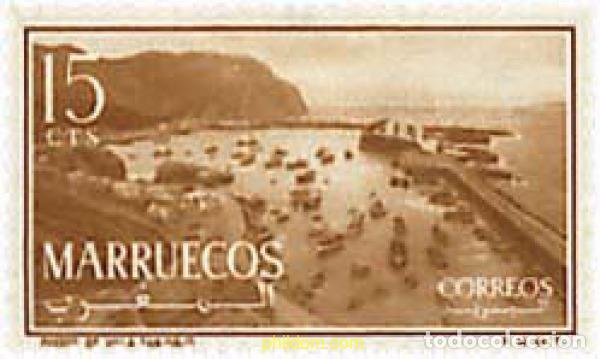 Sellos: 230928 MNH MARRUECOS ESPA&Ntilde;OL. Reino 1956 MOTIVOS VARIOS